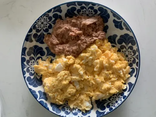 photo of my egg and tuna optavia DIY fueling