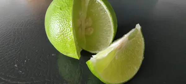 photo of how I cut limes