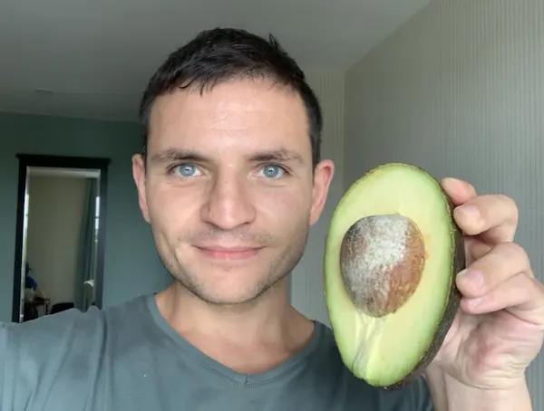 photo of my avocado healthy food