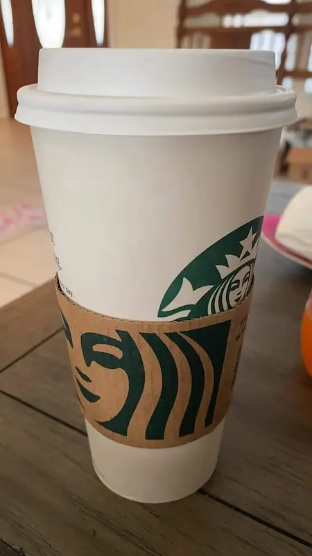 photo of optavia approved starbucks chai tea