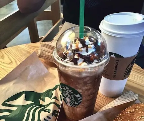 photo of my optavia starbucks drink