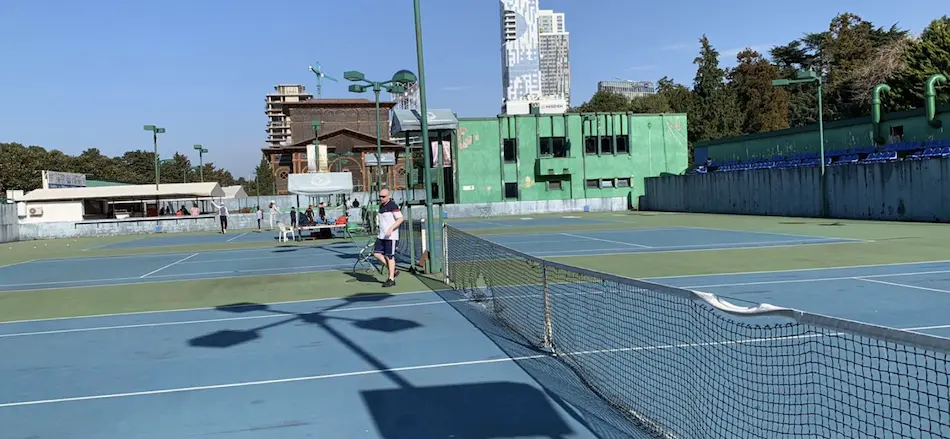 photo of me trying to play tennis