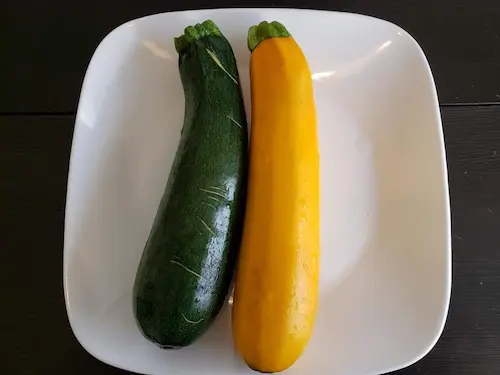 photo of my favorite low-calorie snack - zucchini