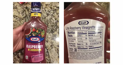 photo of optavia approved salad dressing - kraft lite