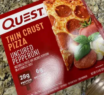 photo of optavia approved frozen pizza