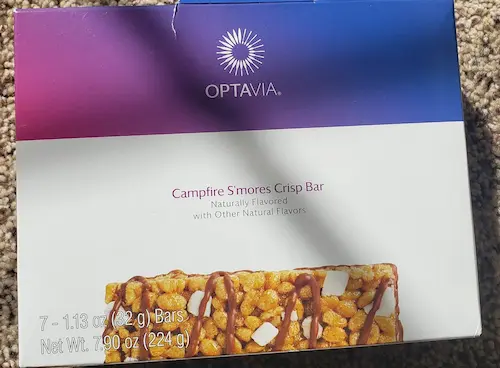 photo of optavia essential fuelings bar