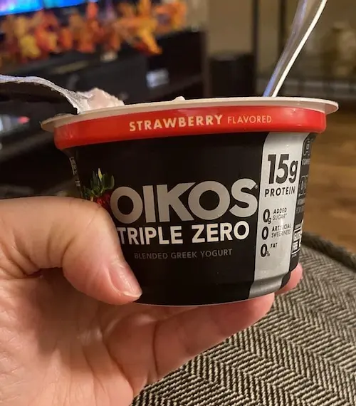 photo of optavia fueling substitute - oikos triple zero