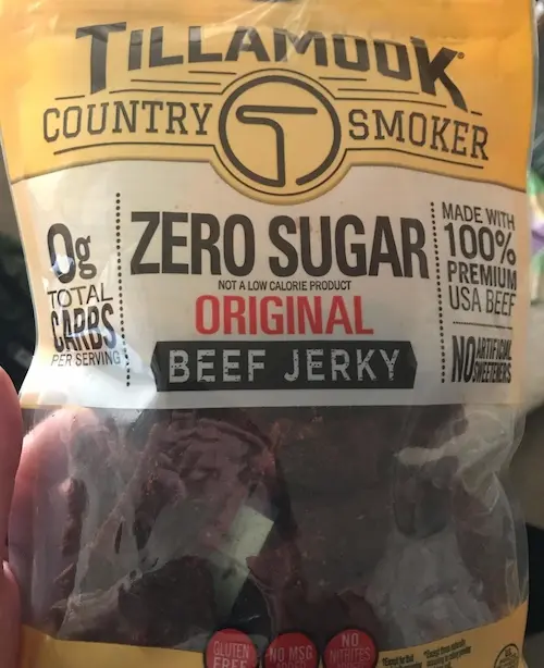 photo of one of the best optavia fueling alternatives - beef jerky