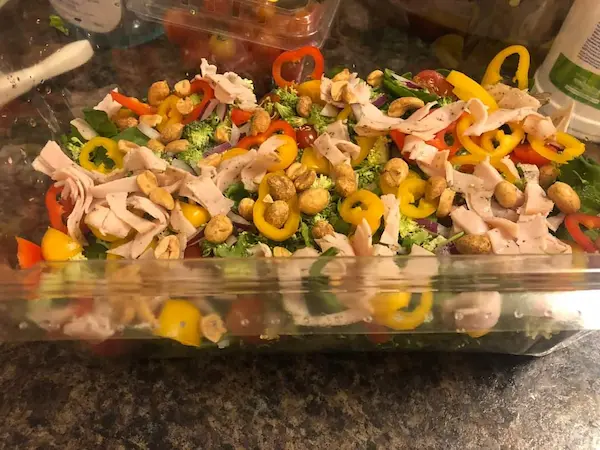 photo of my chicken salad on optavia meal plan