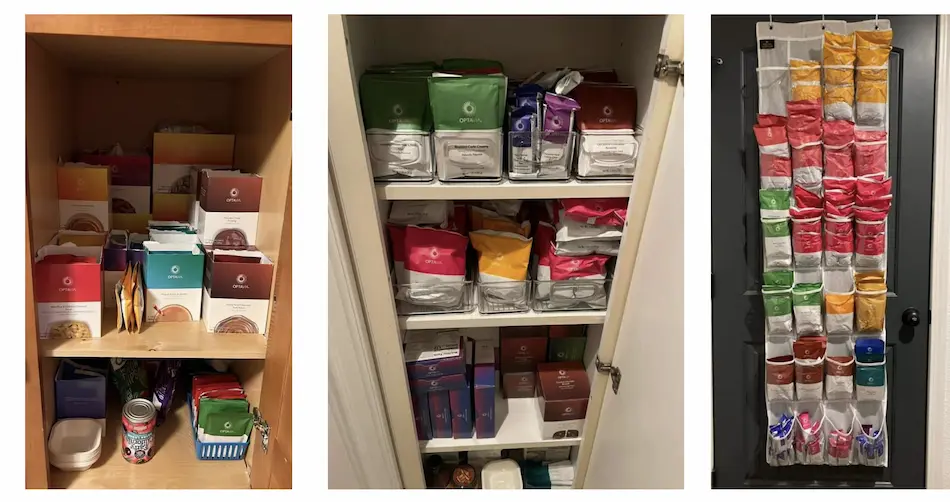 Optavia Storage Ideas (How to organize your fuelings)