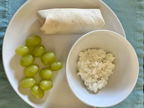 photo of my lean and green meal made from cottage cheese
