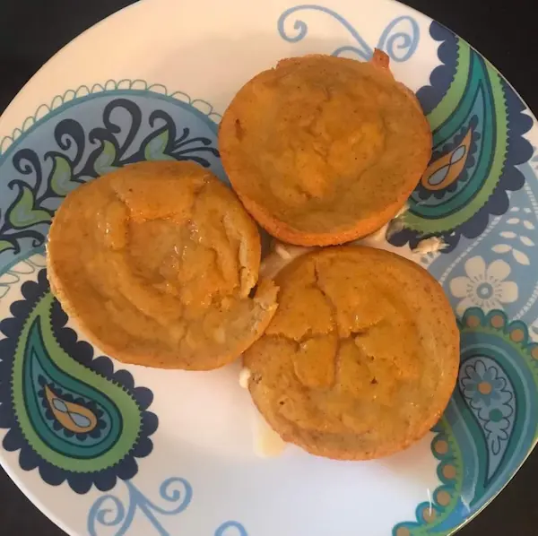 photo of optavia sweet potato muffin hack