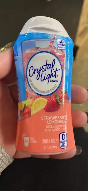 photo of crystal light sweetener allowed on optavia