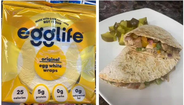 photo of optavia approved egg wrap - egglife