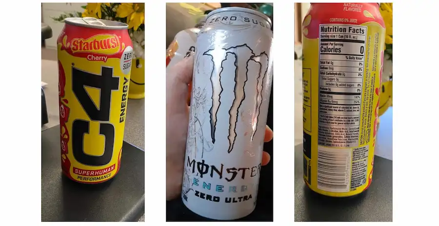 photo of optavia approved energy drinks
