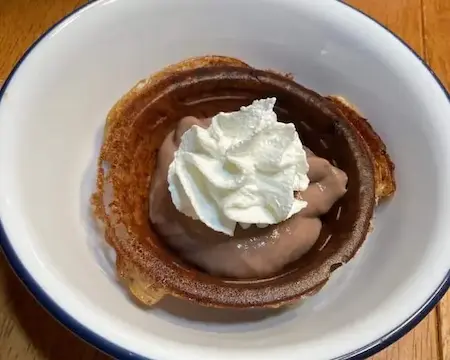 photo of optavia chocolate pudding hack with other fuelings