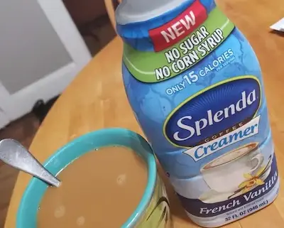 photo of optavia approved sugar free coffee creamer - Splenda