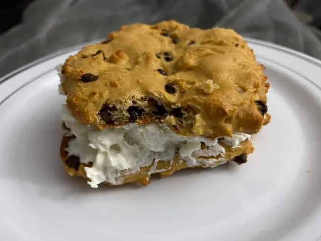 photo of Optavia Chocolate Chip Cookie Ice Cream hack