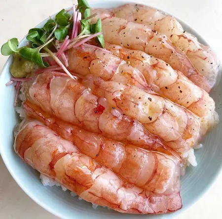 photo of Optavia sushi option - Shrimp Sashimi 