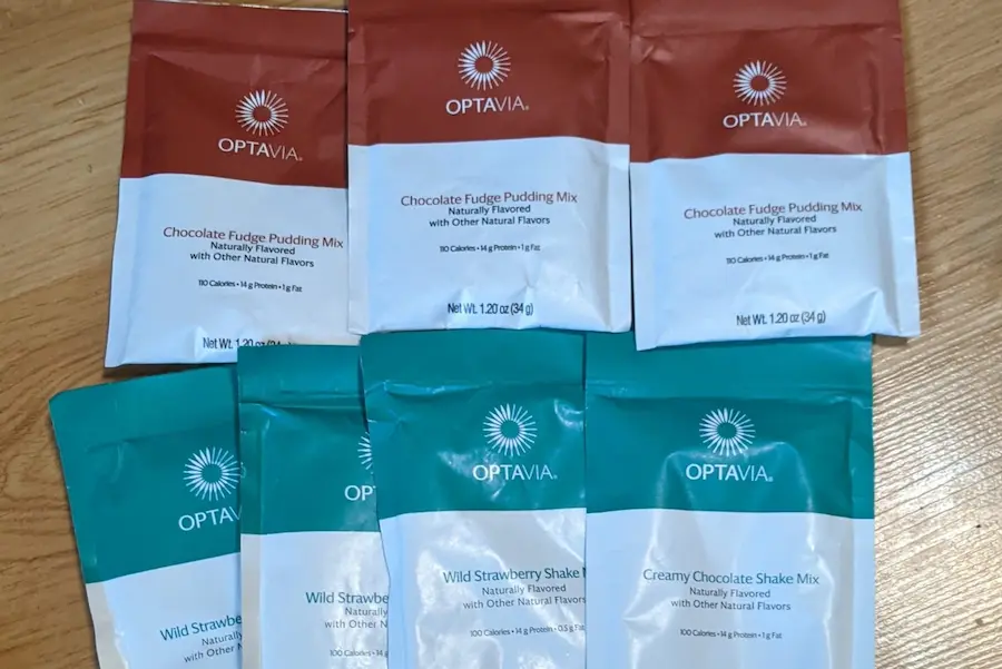 photo of optavia products that may cause allergic reactions