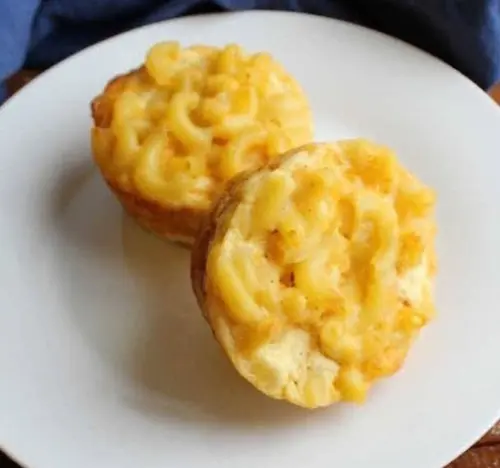Picture of mac and cheese cupcake