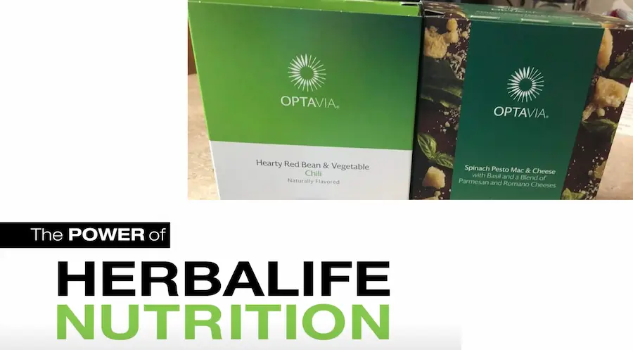 photo of Optavia and Herbalife products