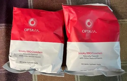 photo of Optavia fuelings - smoky BBQ crunchers