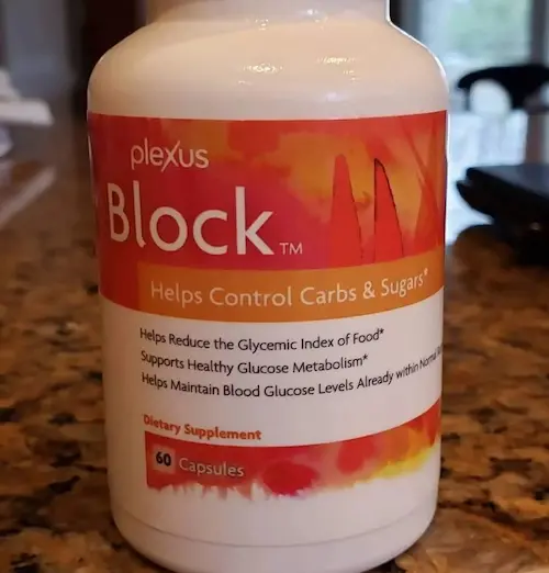 photo of plexus block weight loss capsules
