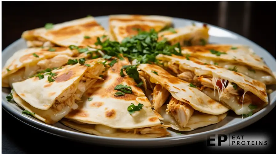 Optavia Lean and Grilled Chicken Quesadillas