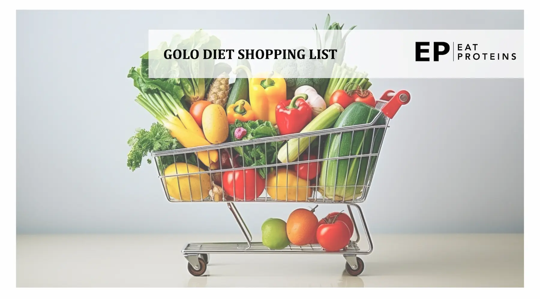 the grocery list for GOLO diet