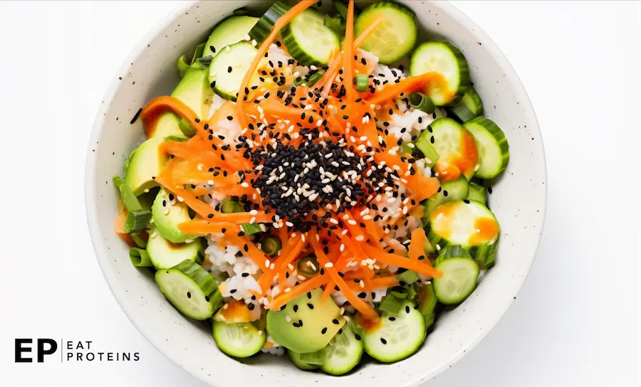 jenny craig inspired california roll salad