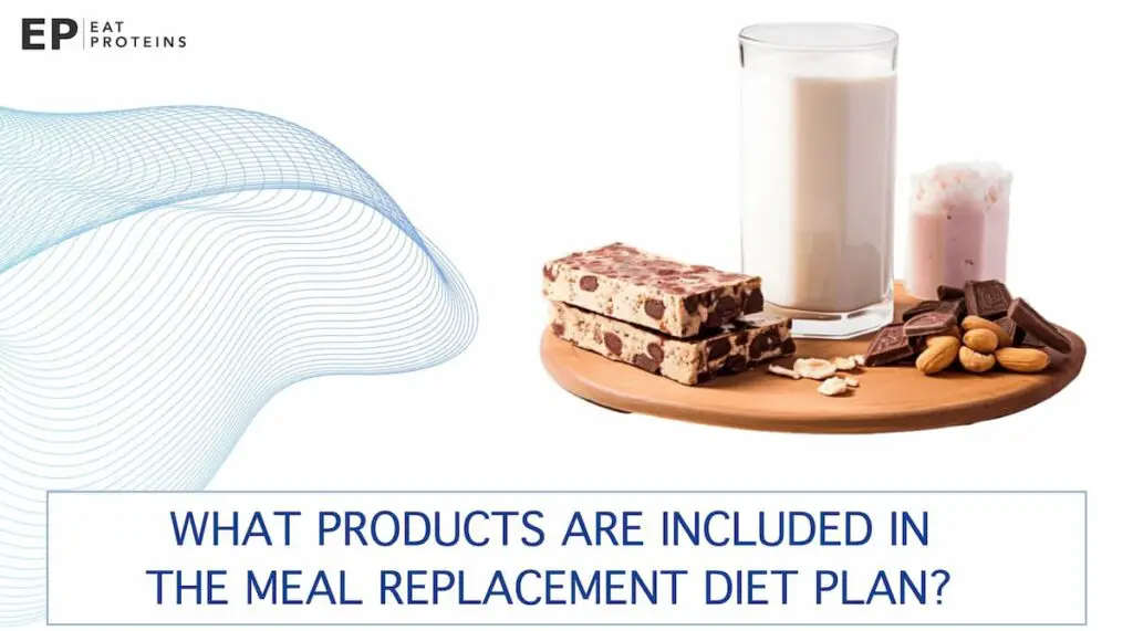 meal replacement diet products shakes and bars