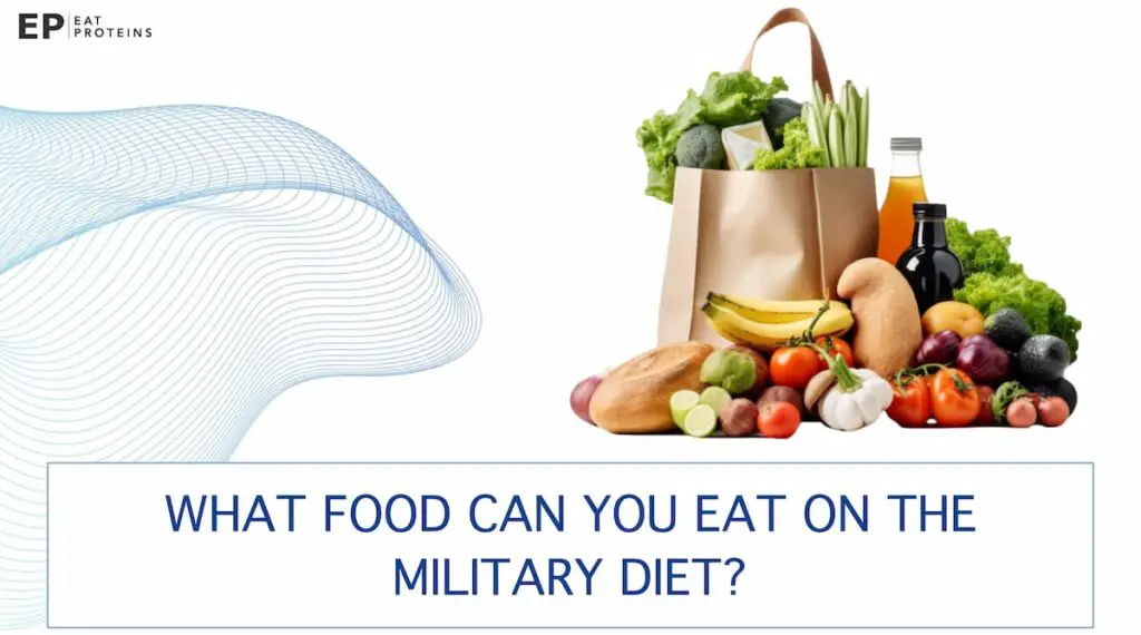 what food can you eat on military diet