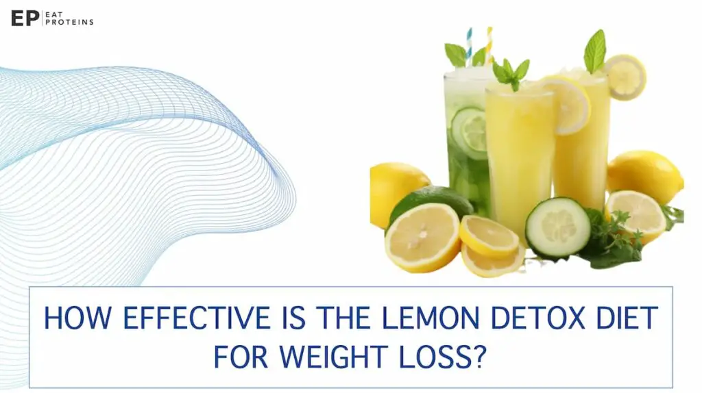 lemon detox diet for weight loss