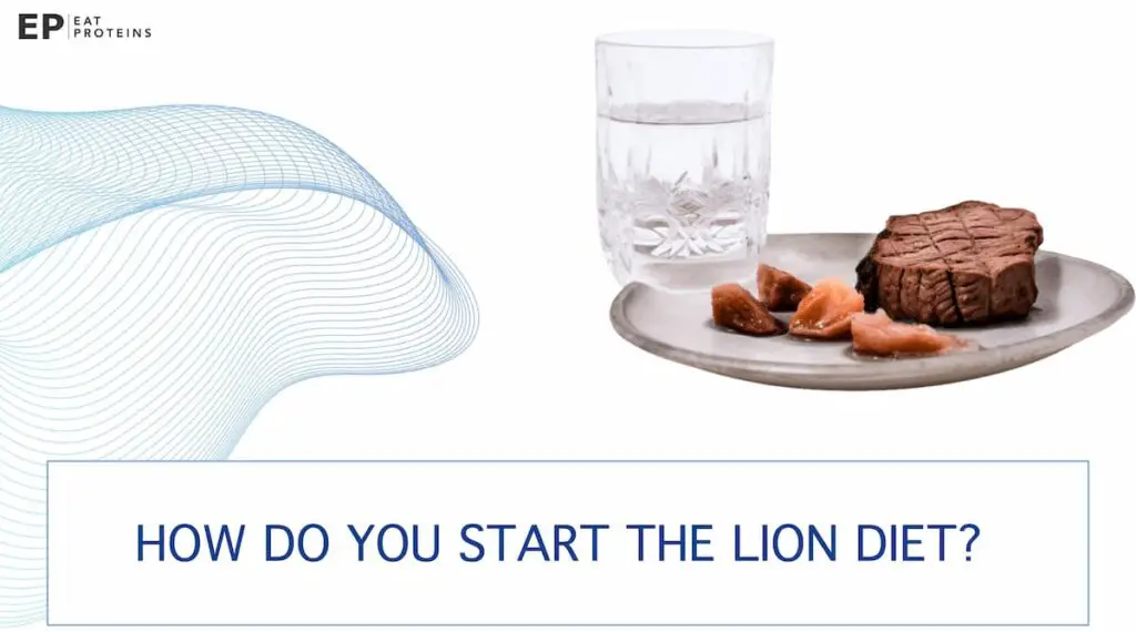 how to begin lion diet