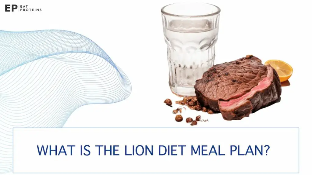 7 day lion diet meal plan