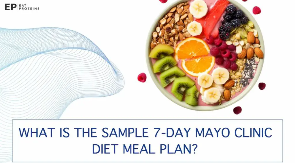 sample meal plan and menu for the mayo clinic diet