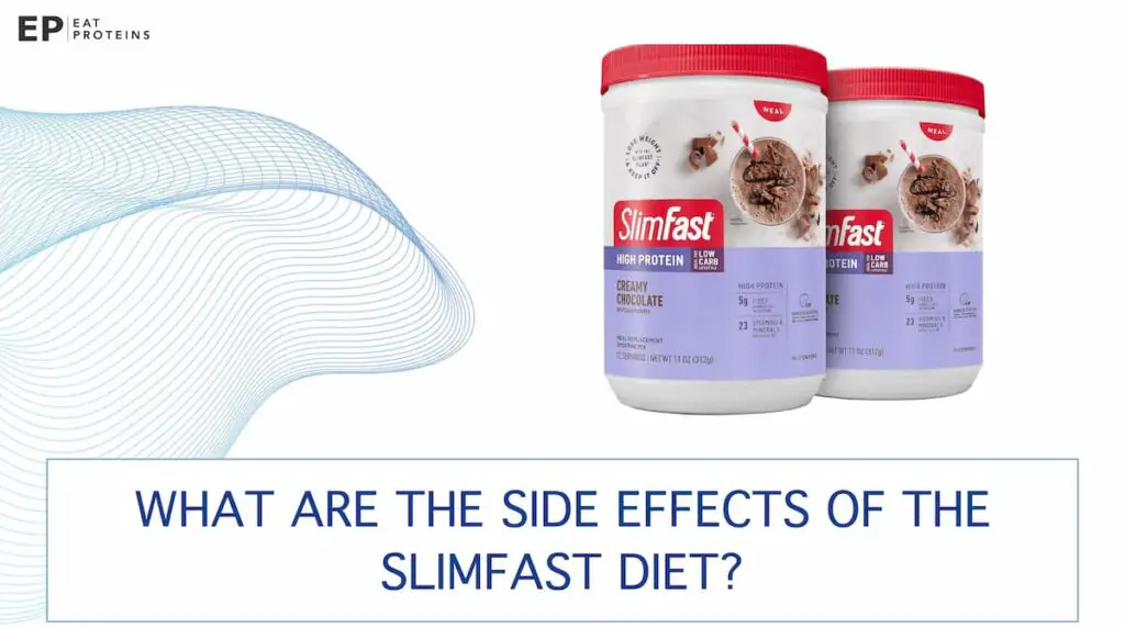adverse effects of slimfast diet plan