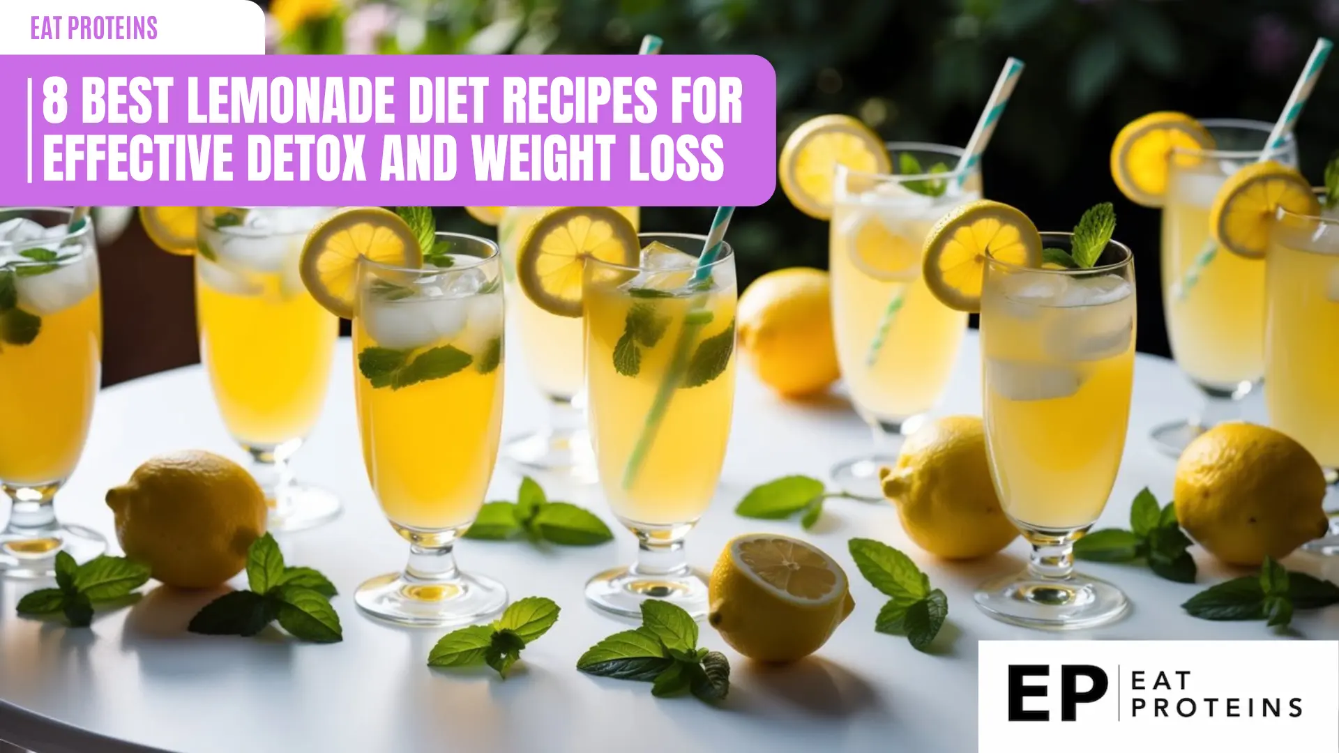 lemonade diet recipes for effective detox and weight loss