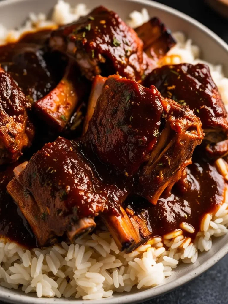 A sizzling skillet of Cajun-spiced short ribs with cooked rice