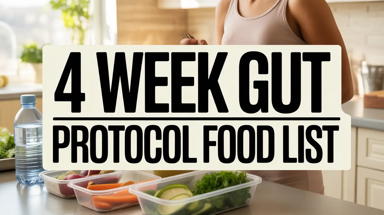 The Complete 4 Week Gut Protocol Food List Guide
