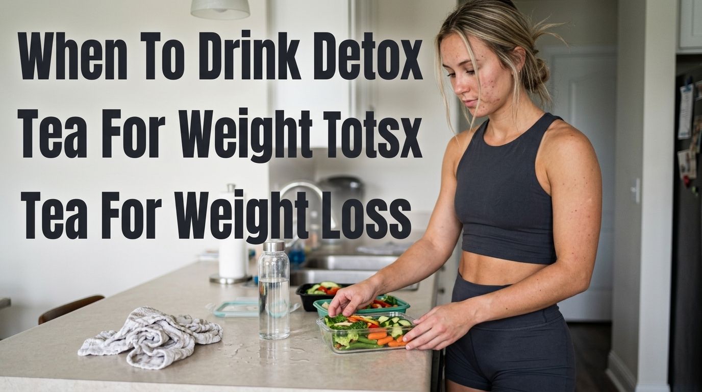 When to Drink Detox Tea for Weight Loss: A Guide