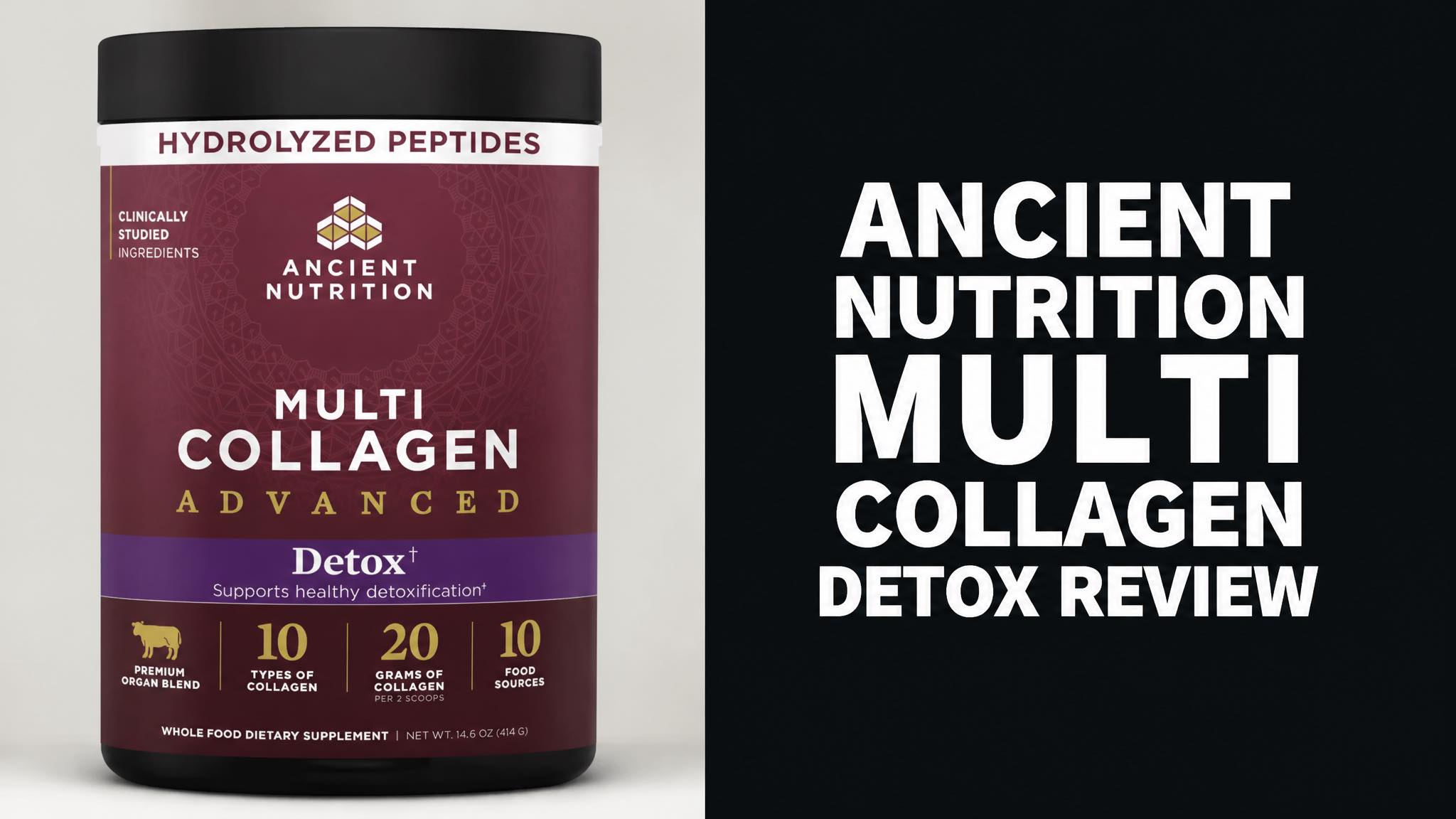 Ancient Nutrition Multi Collagen Advanced Detox Review