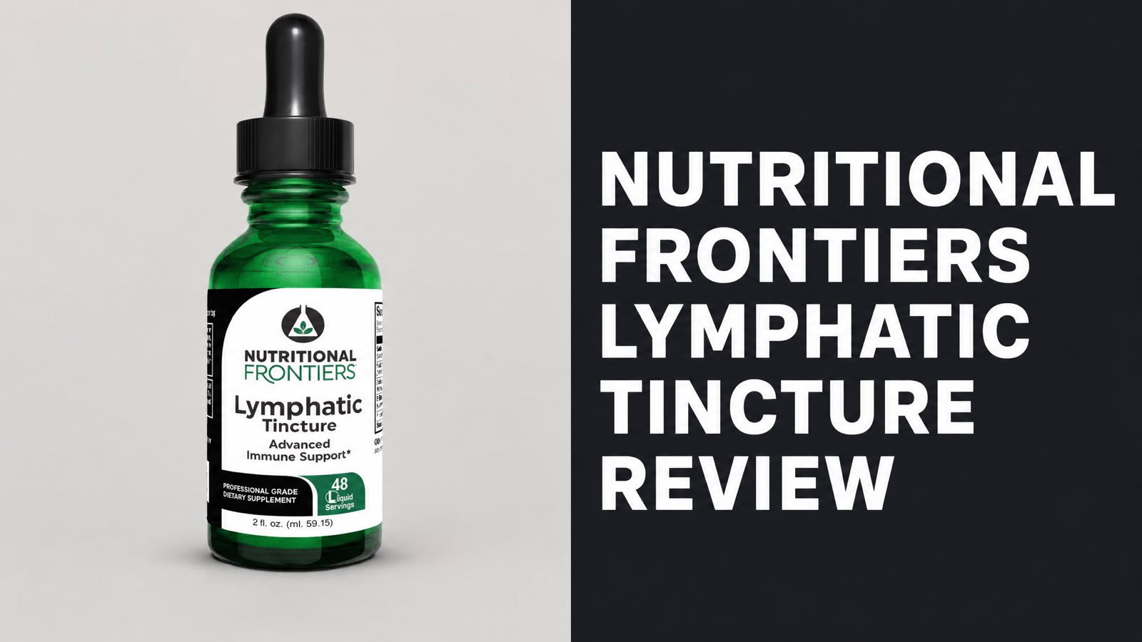 Nutritional Frontiers Lymphatic Tincture Review: Worth It?